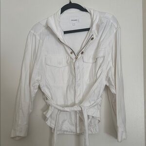 Frame Denim Cream Jacket